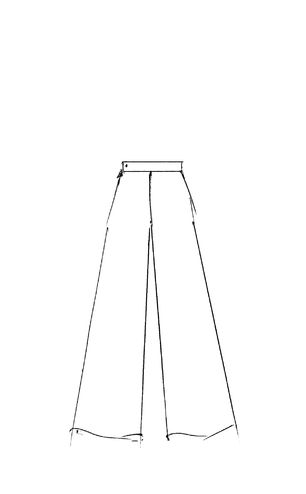 Брюки прямые